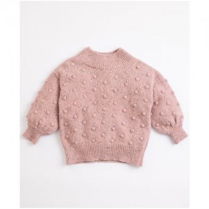 Вязаный свитер для девочек PLAY UP. Размер 8Y Up. Цвет: розовый