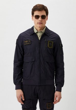 Куртка Aeronautica Militare. Цвет: синий