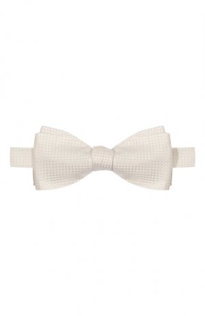 Шелковый галстук-бабочка Van Laack. Цвет: кремовый
