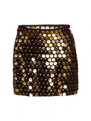 Мини-юбка Mina с пайетками , золото Line & Dot