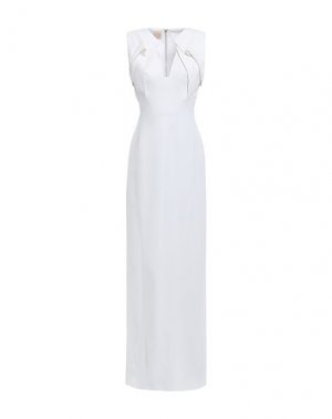 Длинное платье ANTONIO BERARDI. Цвет: белый