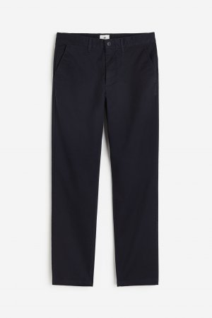 Узкие хлопковые брюки чиносы H&M