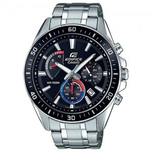 Наручные часы Edifice EFR-552D-1A3, серебряный, черный CASIO. Цвет: серебристый