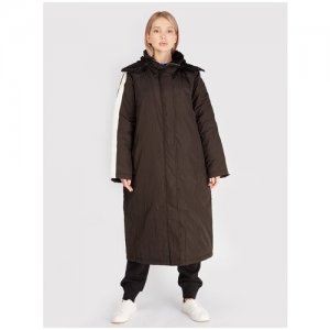 Пальто утепленное со съемным капюшоном RU 44 / EU 38 S 5Preview. Цвет: черный