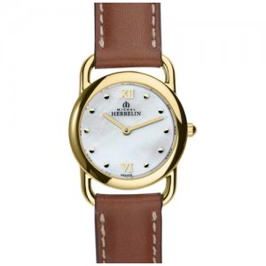Наручные часы MICHEL HERBELIN Dress 17467 P 19GO, белый. Цвет: белый