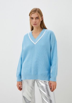 Пуловер Vladi Collection. Цвет: голубой