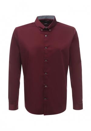 Рубашка Burton Menswear London BU014EMXXY49. Цвет: бордовый
