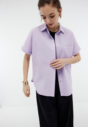 Рубашка Baon. Цвет: фиолетовый