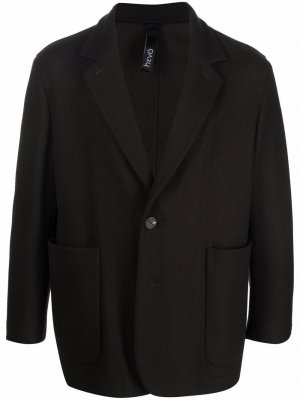 Однобортное пальто Hevo. Цвет: коричневый