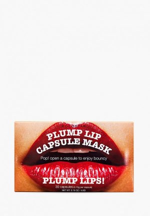 Сыворотка для губ Kocostar увеличения объема губ, 30 капсул, Plump Lip Capsule Mask Pouch. Цвет: прозрачный