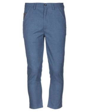 Укороченные брюки LÈGION D'OR. Цвет: синий