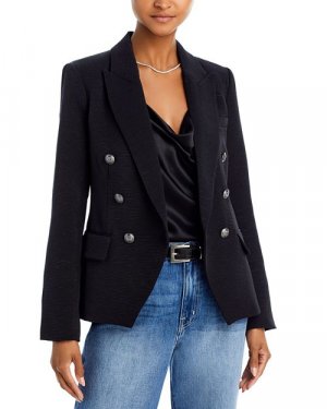 Двубортный пиджак Kenzie L'AGENCE, цвет Black L'AGENCE