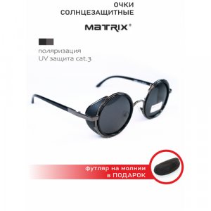 Солнцезащитные очки , серый Matrix. Цвет: серый/черный-серый