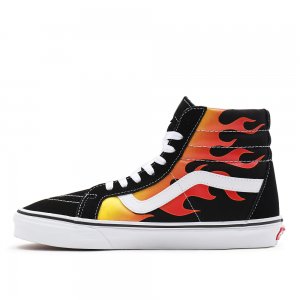 Кеды Sk8-Hi Reissue Vans. Цвет: черно-красный