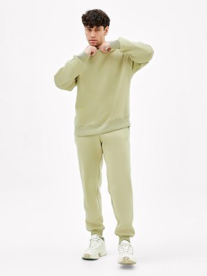 Комплект мужской (джемпер, брюки) Mark Formelle. Цвет: пыльный хаки