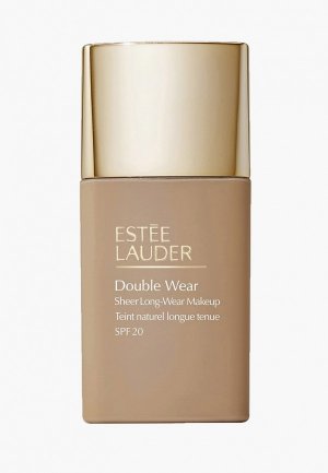 Тональное средство Estee Lauder устойчивое Double Wear Sheer Long-Wear Makeup SPF 20, оттенок 2W1 Dawn, 30 мл. Цвет: бежевый