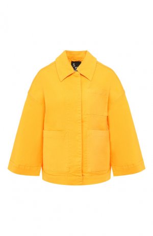 Джинсовая куртка 5PREVIEW. Цвет: желтый