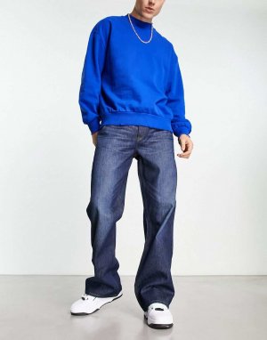 Расклешенные джинсы COLLUSION x008 цвета индиго