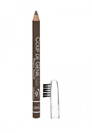 Карандаш для бровей Vivienne Sabo Eyebrow Pencil, тон 002. Цвет: коричневый