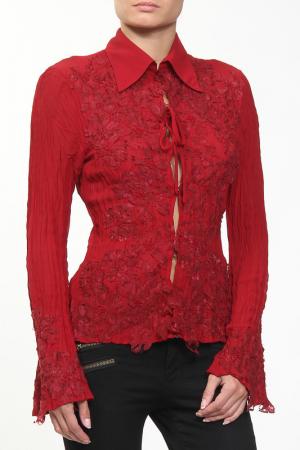 Блуза Infinitif. Цвет: красный