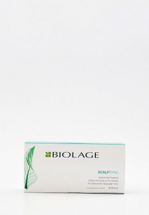 Набор для ухода за волосами Matrix ампулы Biolage Scalpsync против выпадения, 10x6 мл. Цвет: прозрачный