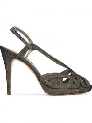Strappy sandals Serpui. Цвет: металлический