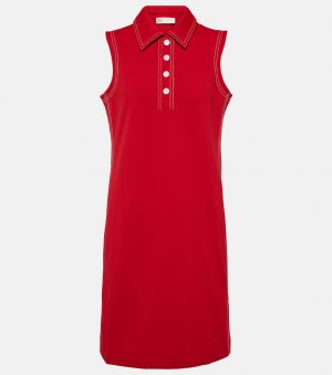 Мини-платье-поло с контрастной строчкой , красный Tory Sport