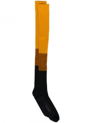 Трикотажные чулки Stella McCartney. Цвет: жёлтый и оранжевый