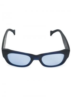 Солнцезащитные очки Saturnino. Цвет: синий