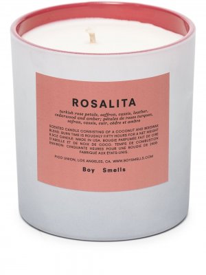 Ароматическая свеча Rosalita (240 г) Boy Smells. Цвет: серый