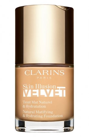 Увлажняющий тональный крем с матовым покрытием Skin Illusion Velvet, 105N nude (30ml) Clarins. Цвет: бесцветный