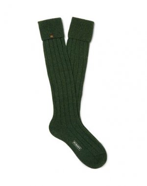 Короткие носки PURDEY. Цвет: темно-зеленый