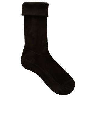 Толстые черные флисовые носки под резиновые сапоги Hunter. Цвет: черный