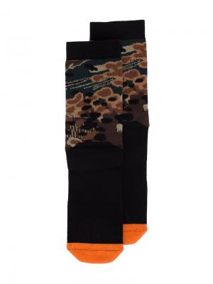 Camouflage socks 11 By Boris Bidjan Saberi. Цвет: чёрный