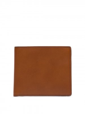 Складной бумажник Maison Margiela. Цвет: коричневый