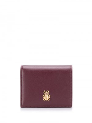 Бумажник с декором в форме жука Alexander McQueen. Цвет: фиолетовый