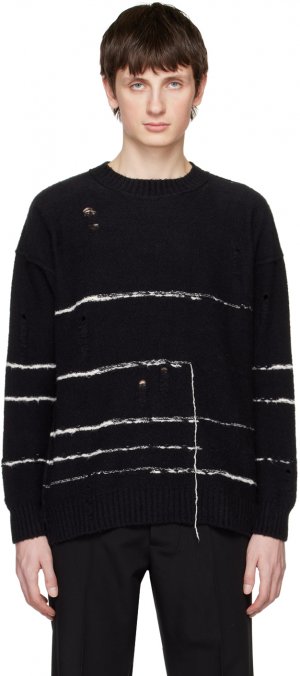 Черно-белый полосатый свитер Isabel Benenato