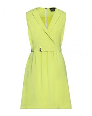 Короткое платье ATOS LOMBARDINI. Цвет: кислотно-зеленый