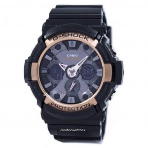 Мужские часы G-Shock с акцентом из розового золота GA-200RG-1A GA200RG-1A Casio