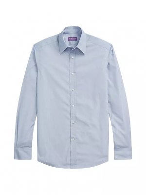 Хлопковая рубашка с длинными рукавами , цвет supply blue Ralph Lauren Purple Label