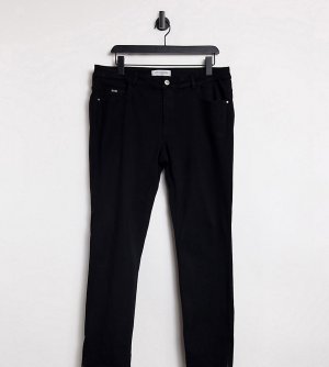 Черные зауженные джинсы Karla-Черный цвет Only Curve