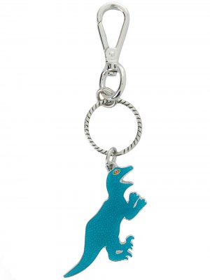 Брелок для ключей с подвеской в форме динозавра Paul Smith. Цвет: синий
