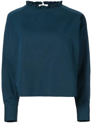 Ruffle collar blouse Atlantique Ascoli. Цвет: синий