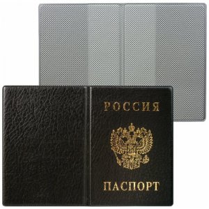 Обложка для паспорта 235900, черный DPSkanc