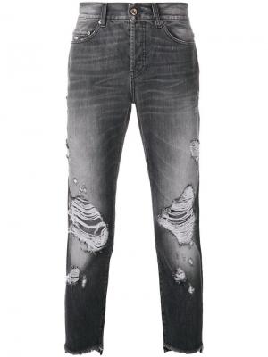 Прямые джинсы с рваными деталями Overcome