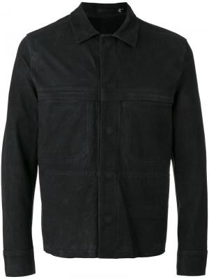 Куртка на пуговицах Blk Dnm. Цвет: чёрный