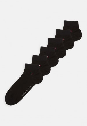 Носки QUARTER ECOM 6 PACK , цвет black Tommy Hilfiger
