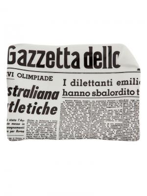 Пепельница La Gazzetta dello Sport Fornasetti. Цвет: серый