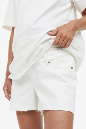 Джинсовые шорты , белый H&M
