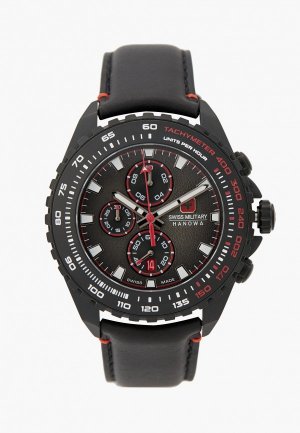 Часы Swiss Military Hanowa SMWGC0001832. Цвет: черный